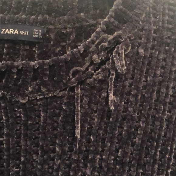 Zara scalloped crop sweater - Picture 2 of 2